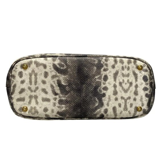 Auth GUCCI Horsebit 319795 White Dark Gray Leather - Tote Bag - Picture 5 of 16